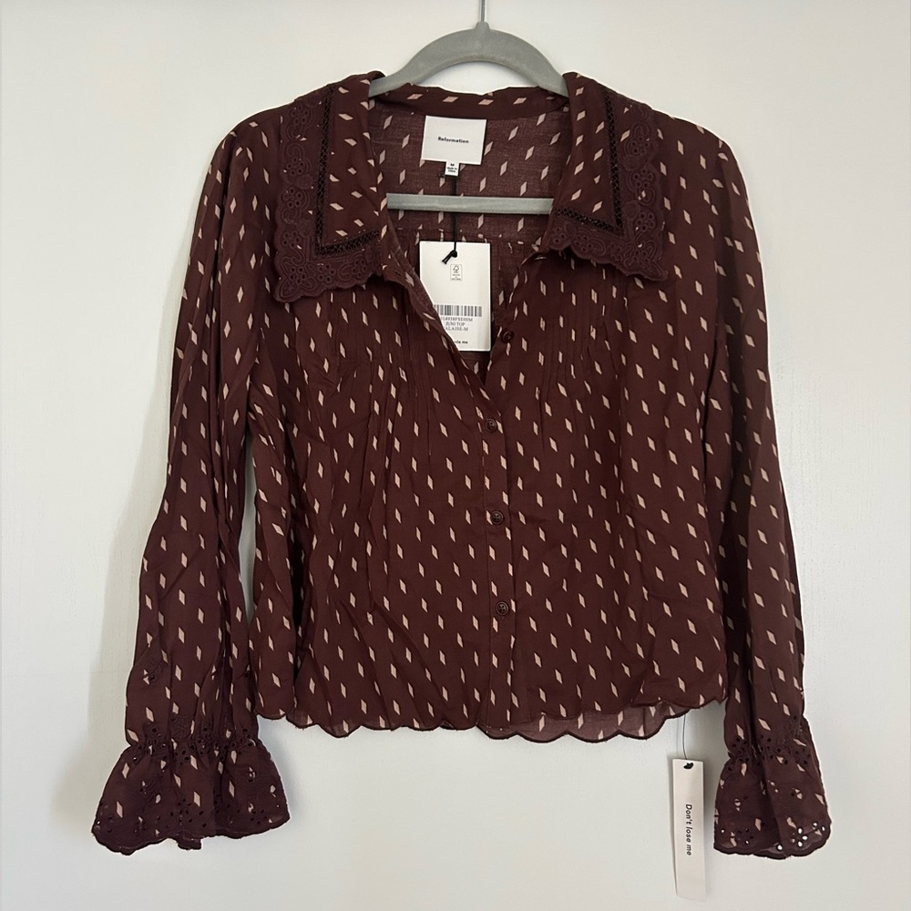 NWT | Reformation Juni Top Falaise M